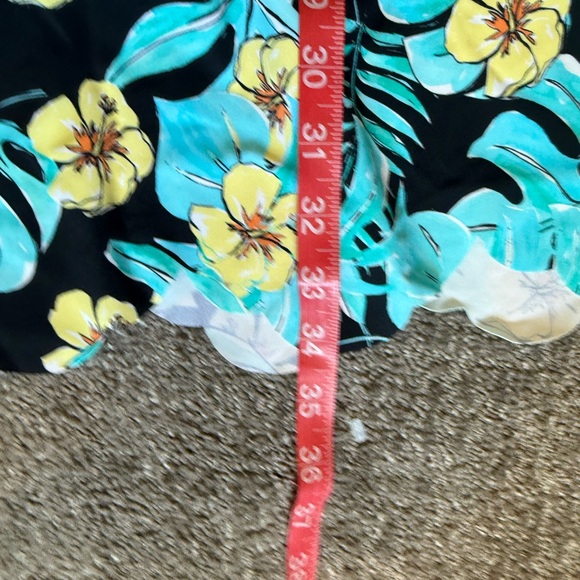 Swimsuits For All Plus Size Floral Hem Swim Dress, Size 22 - Picture 5 of 5